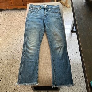 Madewell Cali Demi Boot Jeans, Size 25